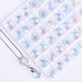 Light Crystal AB XILION Mini Pear High Quality Glass Rhinestone Pendant WholesaleRhinestone